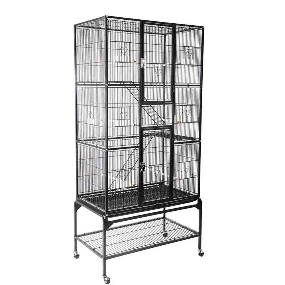 Layers Platform Chinchilla Sugar Glider Cockatiel Steel Cage Parrot Bird Cage Large Breeding 1005008885163778
