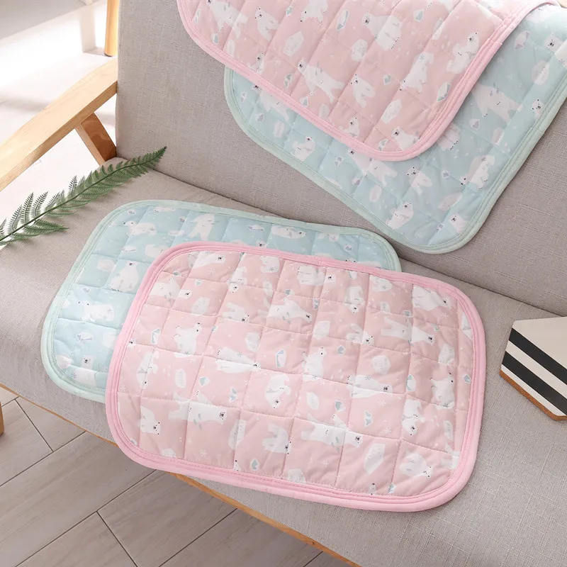 30x40cm Summer Pet Cooling Mat Breathable Washable Dog Bed Moisture-Proof Cat Cushion Sofa Ice Pad 1005008885379562