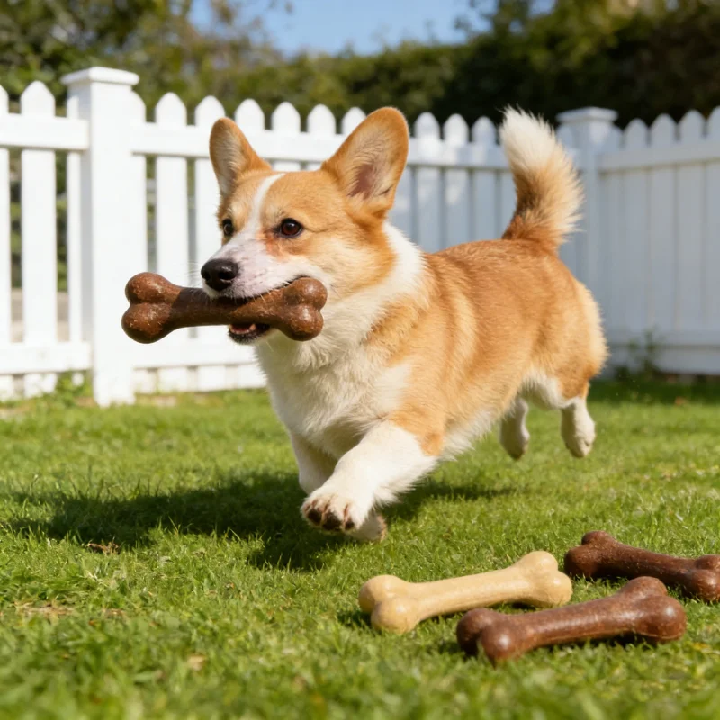 Dog Bone Chews Toys Nearly Indestructible Natural Non-Toxic Anti-Bite Puppy Toys for Small Medium 1005008887068724