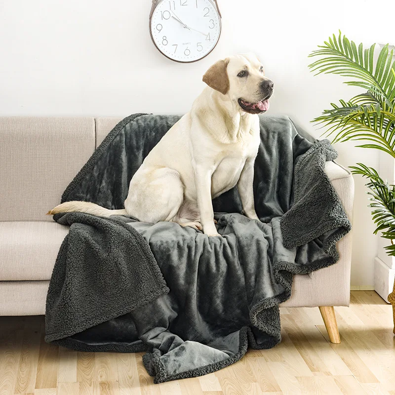 70cm Reversible & Reusable Waterproof Pet Blanket, Leakproof & Washable for Bed, Couch & Sofa 1005008892972945