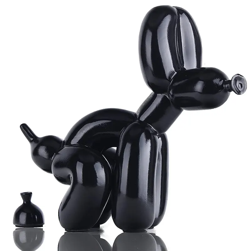 Balloon Dog Doggy Poo Statue Resin Animal Sculpture Home Decoration Craft Office Decor Standing 1005008893870957
