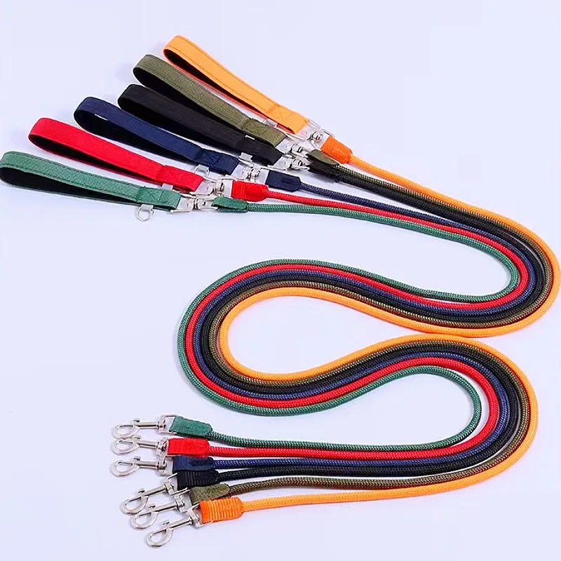 Dog Leash Colorful Long Dogs Leash 2M Pet Chain Nylon Leashes for Dog Walking Comfortabe Handle 1005008902934909