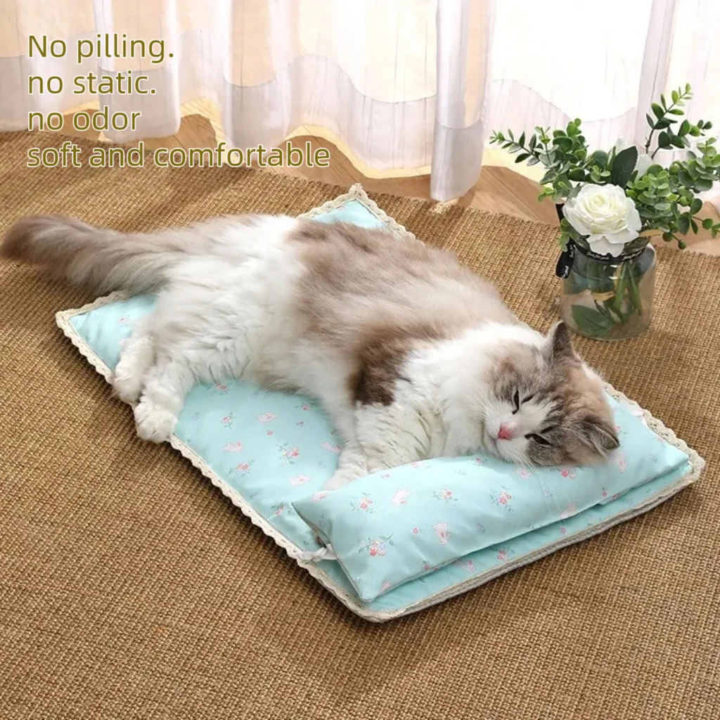 Portable Summer Cooling Mat for Dogs and Cats Waterproof Non-Slip Pet Bed Pad with Instant Cooling 1005008908813191