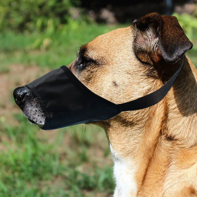 Dog Muzzle Soft Anti-Biting Barking Chewing Muzzle Breathable Adjustable Muzzle for Small Medium 1005008910577024