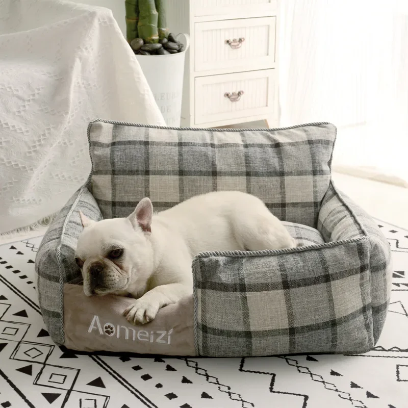 Warm Dog Cat Bed Pet Mat Removable Soft Cat House for Dogs Washable Sofa Cushion Sleeping Bed Cat 1005008912709889