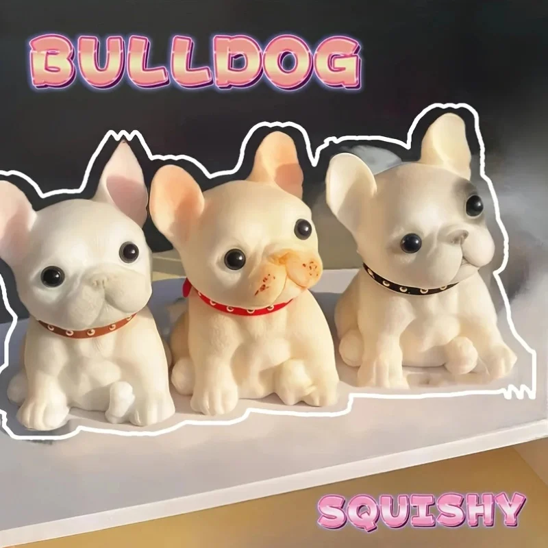 Squishy Puppy Animal Squeeze Toy Kids Soft Pinch Bulldog Pug Pop Fidget Toys Dog Desktop Office 1005008912974488