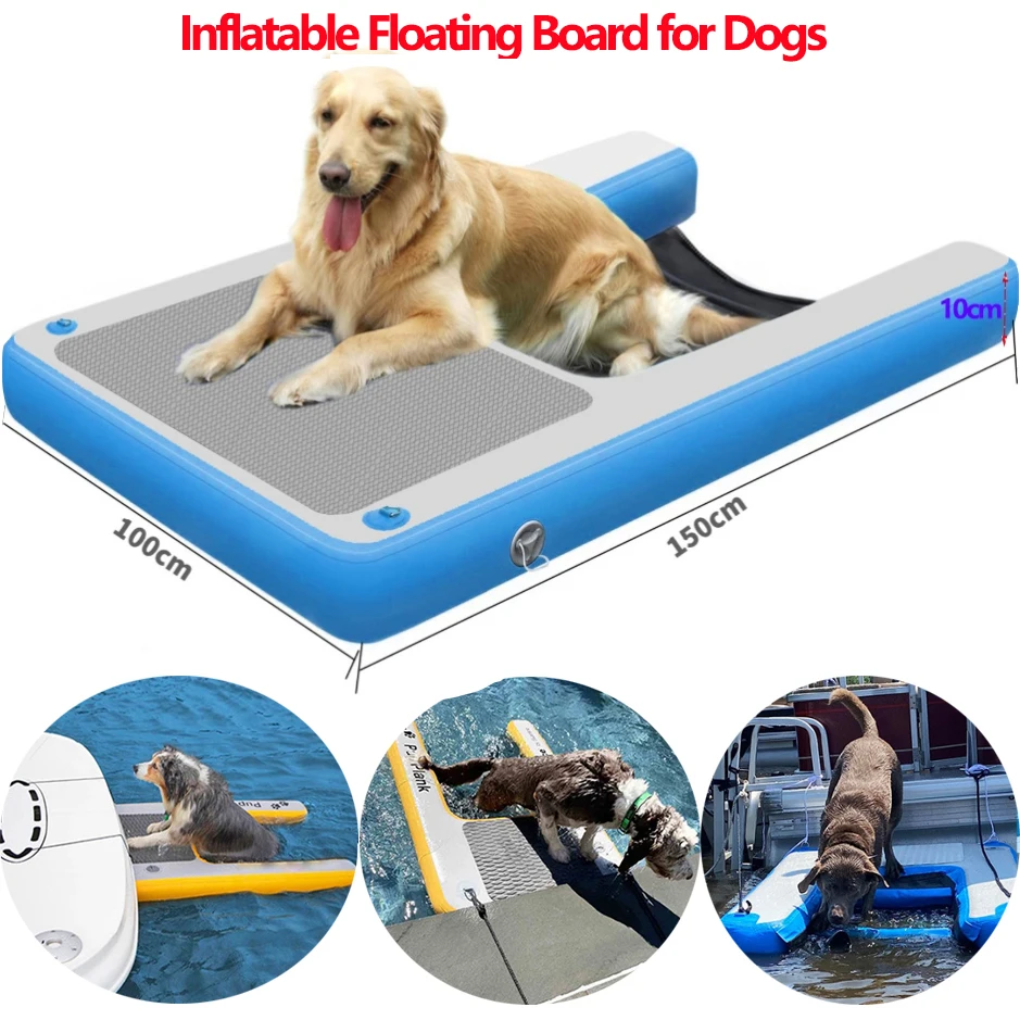 New Inflatable Floating Board for Dogs Pet Water Supplies E-Friendly PVC Slope Dog 1005008913743979