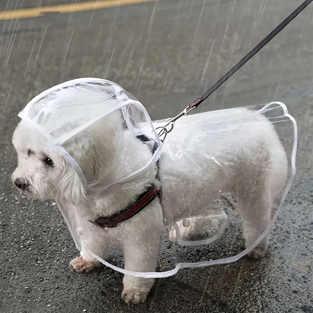 Transparent Waterproof Dog Raincoat for Small and Medium-Sized Dogs 1005008924023090