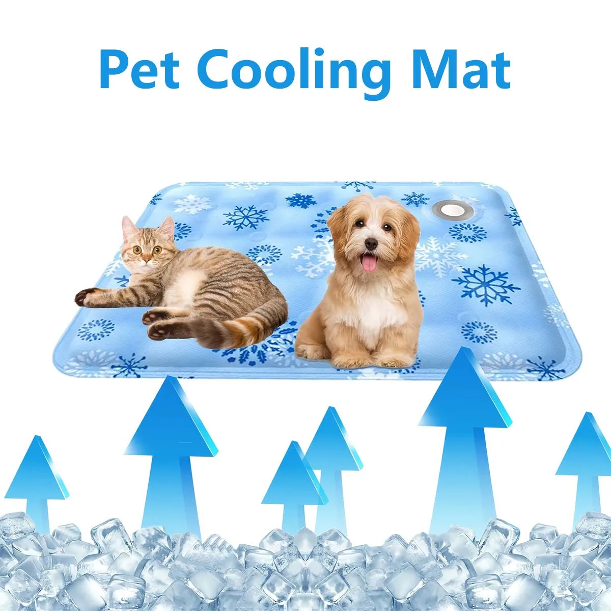 Pet Cooling Mat Dry Ice Pet Cool Pad Water Injection Cooling Dog Beds Keep Your Waterproof 1005008925444395