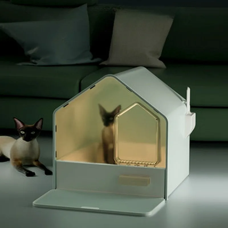 Cat Toilet Fully Enclosed Drawer Design Litter Box Large Size Sandbox for Cats Easy Clean 1005008926373063