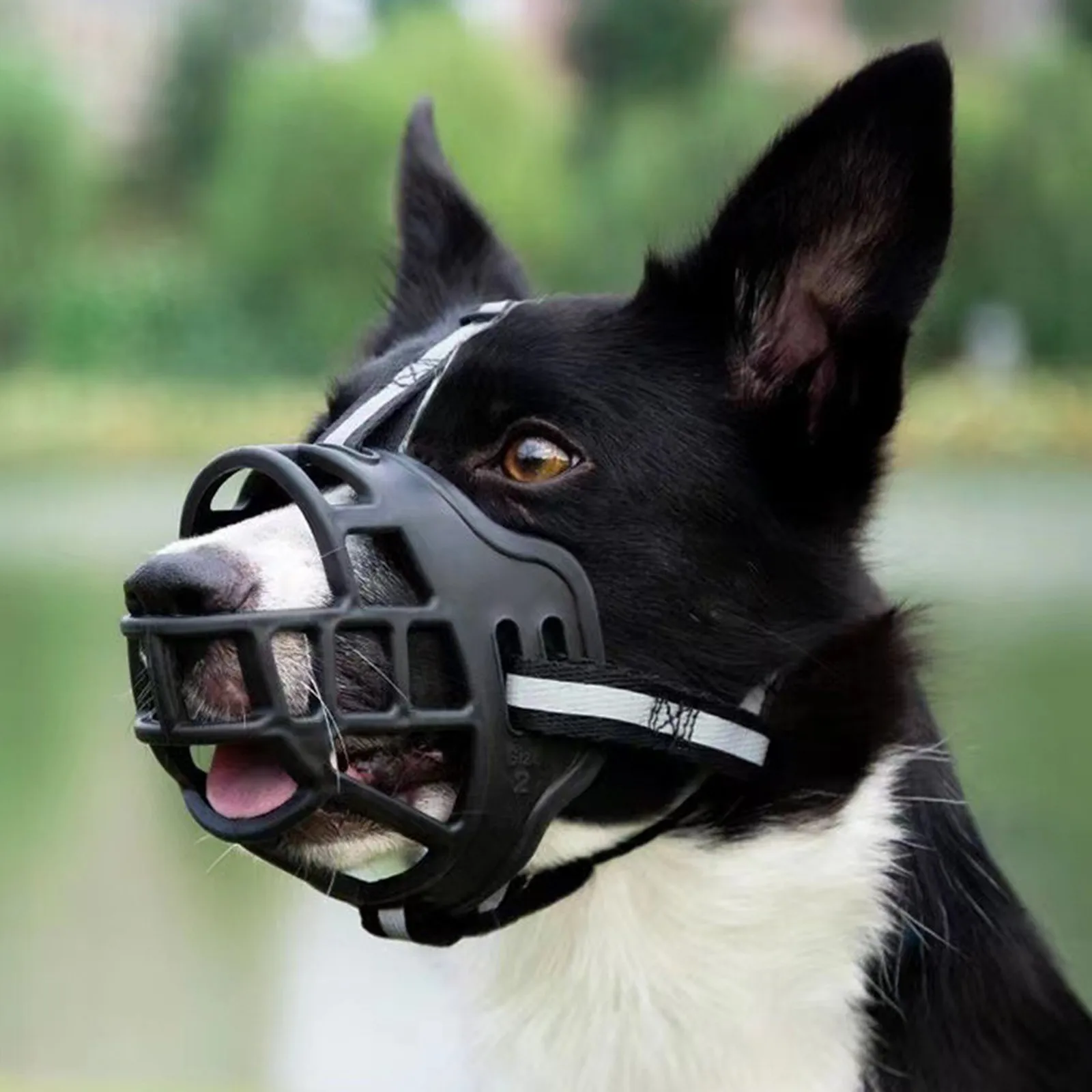 Soft Silicone Pet Dog Muzzle Breathable Basket Muzzles Comfy for Small Medium Large and X-Large 1005008927663478