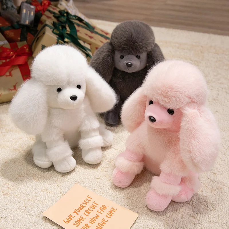 Kawaii Plush Poodle Toys Soft Fluffy Pet Dog Doll for Grils Boys Birthday Gifts 1005008933443150