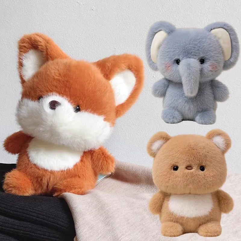 Kids Animal Plush Toys Cute Bear Series Doll Pillow Elephant Pig Dog Sheep Mouse Monkey Toy Gift 1005008935857587