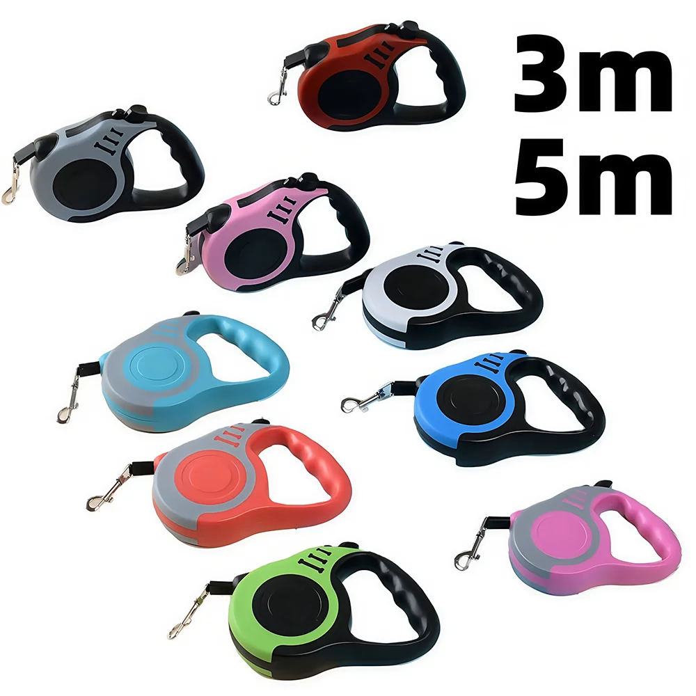 5m Dog Leash for Small Medium Dogs Cats Automatic Retractable Lead Strong Nylon Pets Traction (3m) 1005008940057334