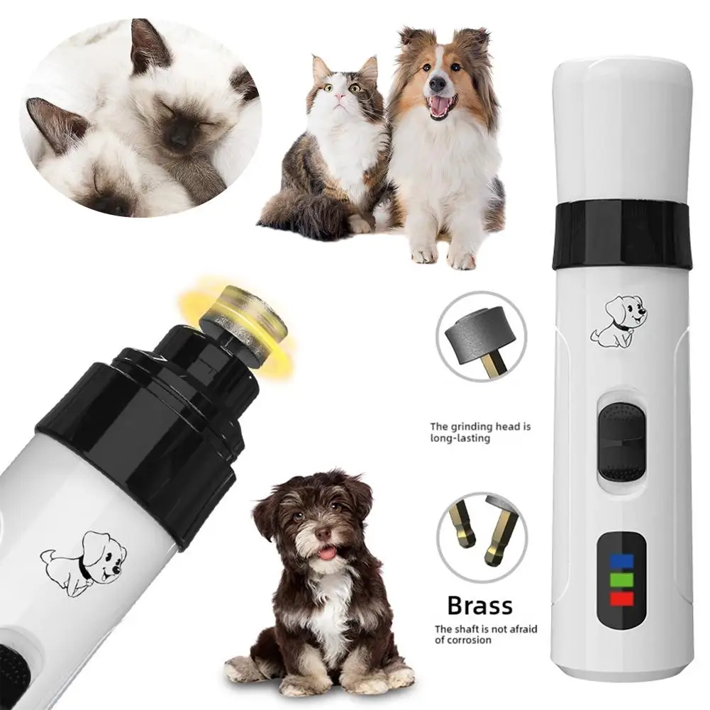 Electric Pet Nail Clipper USB Charging Dog Nail Grinder Portable Puppy Cat Nails Pet Grooming Tools 1005008944388833
