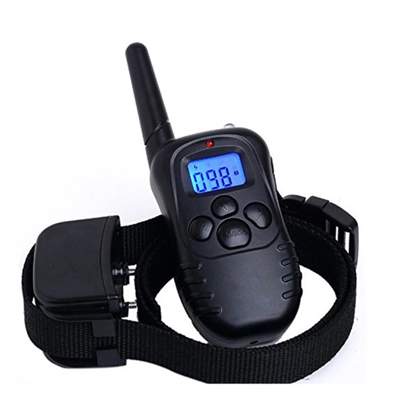998DR Rechargeable Electronic Pet Dog Training Collar with Blue Screen Digital Display for Dog 300m 1005008948477787
