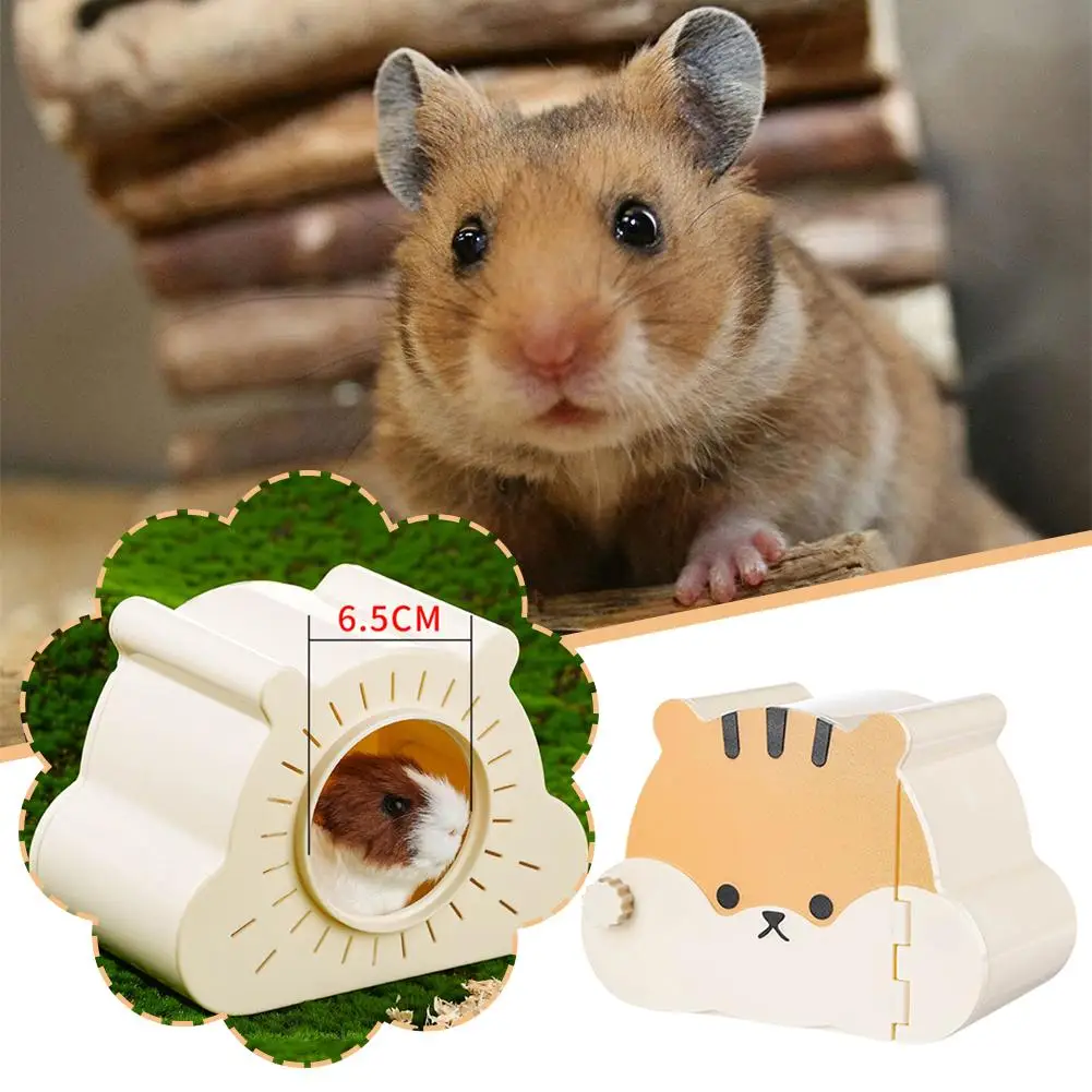 Cartoon Small Pet Cage for Hedgehog Hamster Hideout House Cute Hamster Hide Cave Hamster 1005008953019749