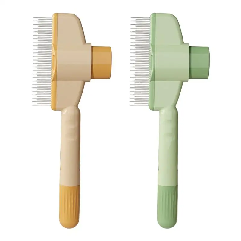 Dog Grooming Comb Cat Hair Remover Brush Long Pet Self Cleaning Row Removes Hairs Bath Supplies 1005008958076915