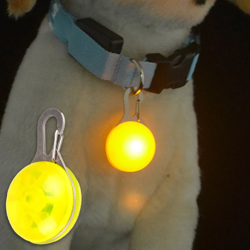 LED Glowing Pendant Flashlight Dog Cat Collar Pet Leads Accessories Bright Night Safety Decoration 1005008958734979