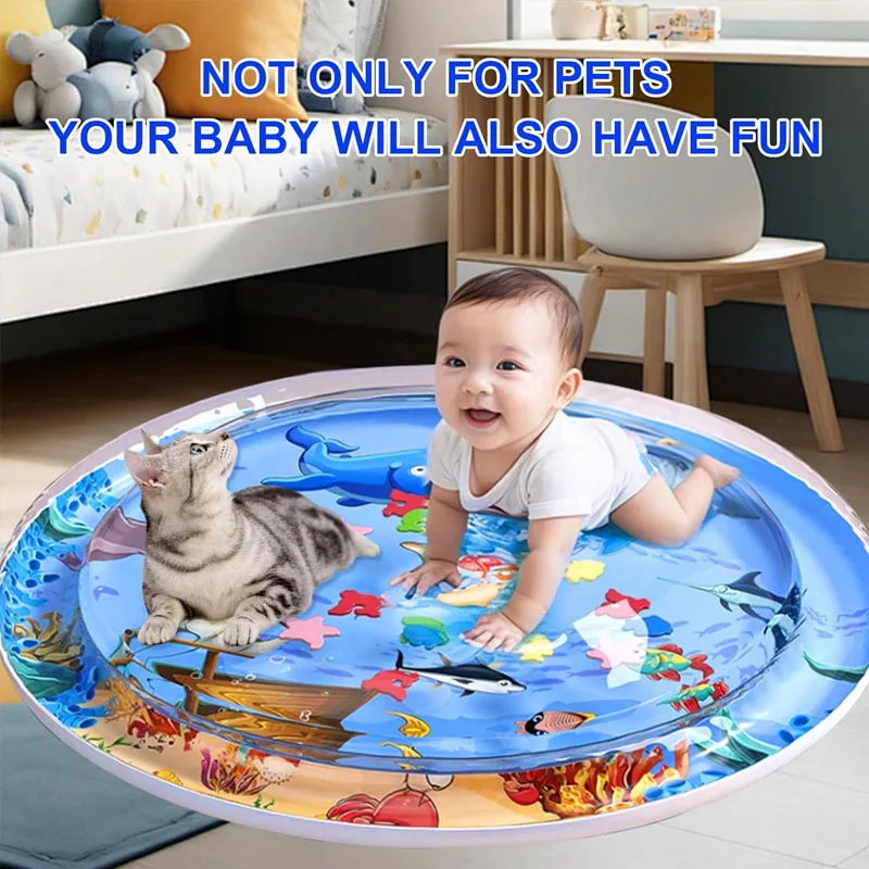 Sea Ocean Water Mat Sensory Thickened Inflatable for Cat Pet Supplies Cleaning Cooling 1005008968670108