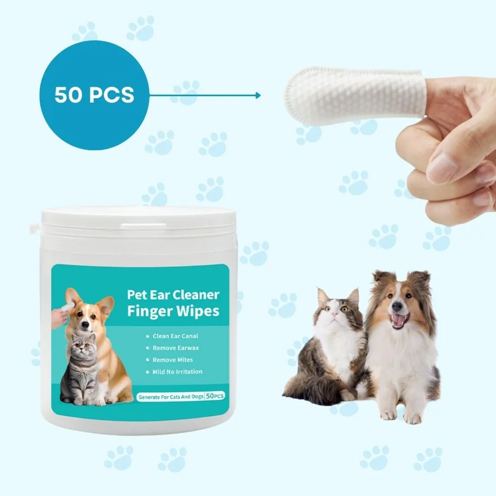 Dog Ear Wipes, Dog Ear Cleaning Wipes for Remove Ear Wax & Odor 1005008973813780
