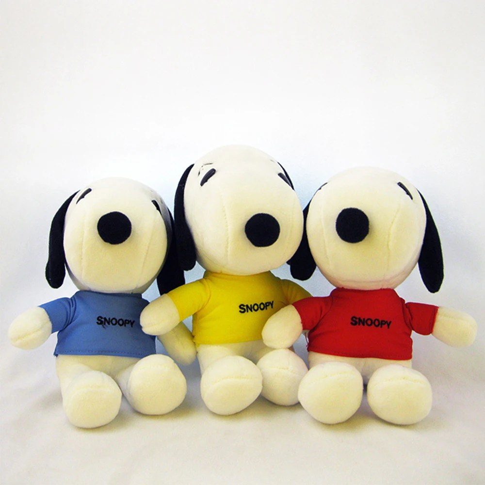 New Doll Plush 18cm Cartoon Snoopy Dog Cute Doll Snoopy Plush Toy (3pcs) 1005008975874007