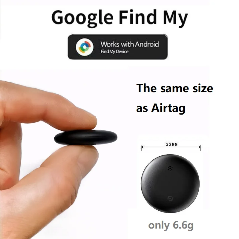 Android Global Tracker Works with Google Find Hub Global Position Locator Airtag Replacement Smart 1005008979148476