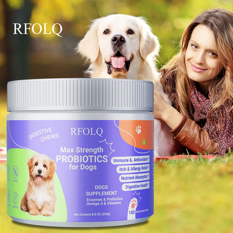 Probiotics for Dogs, Supports Gut Health, Digestive Balance & Seasonal Allergy Relief 1005008985381632