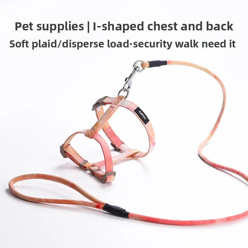 Cat Harness and Leash Sets Adjustable Dog Harness for Small Dog Leash Breashable Pet Harness Out 1005008991158065