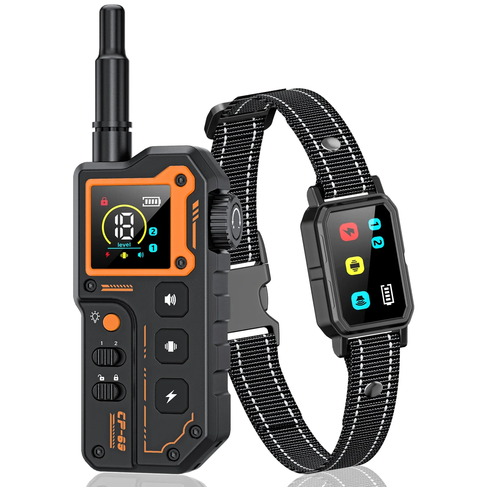3300Ft Electric Dog Training Collar Remote Control IPX7 Waterproof Rechargeable Dog Bark Collar for 1005008991755178