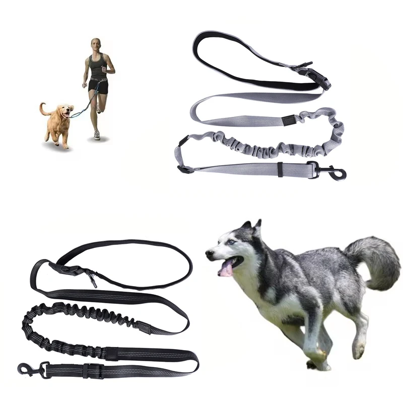 Hand Free Dog Leash for Pet Walking Running Jogging Adjustable Dog Leash Waist Belt Chest Strap 1005009009133108