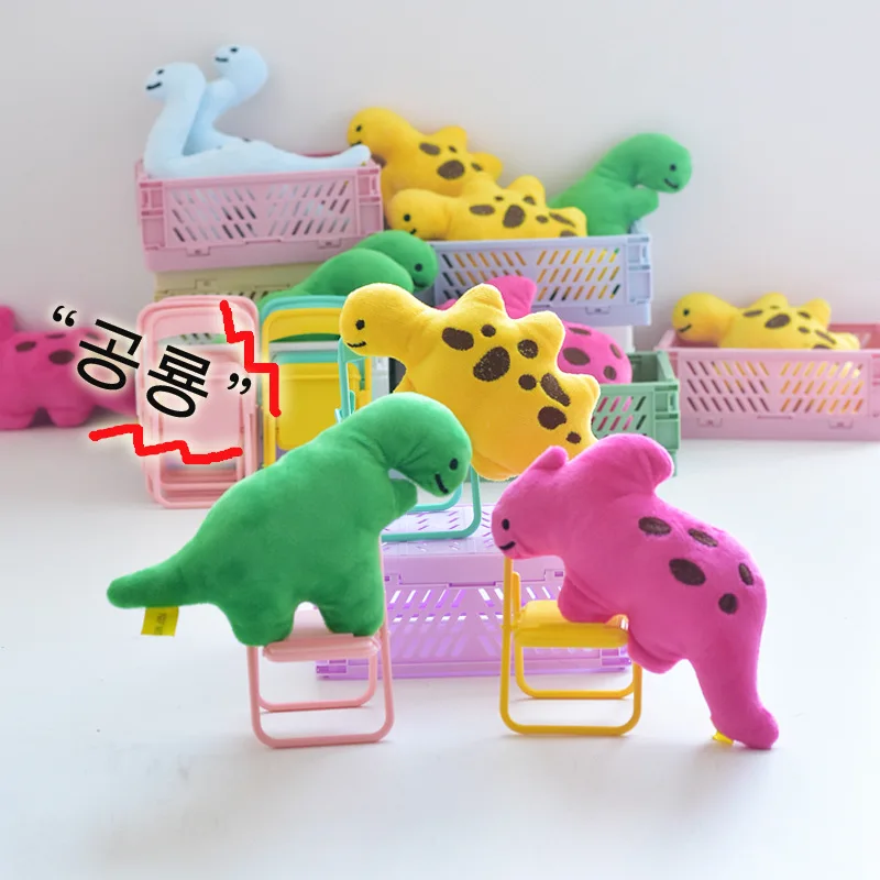 New Dog Toy Plush Squeaking Toy Accompanying Interactive Simulation Dinosaur Pet Supplies Dog 1005009014840323