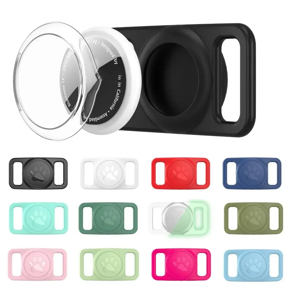 Airtag Dog Collar Holder 2 Pack Waterproof Silicone Hidden Loop Anti-Lost Tracker Accessory 2025 1005009015404092