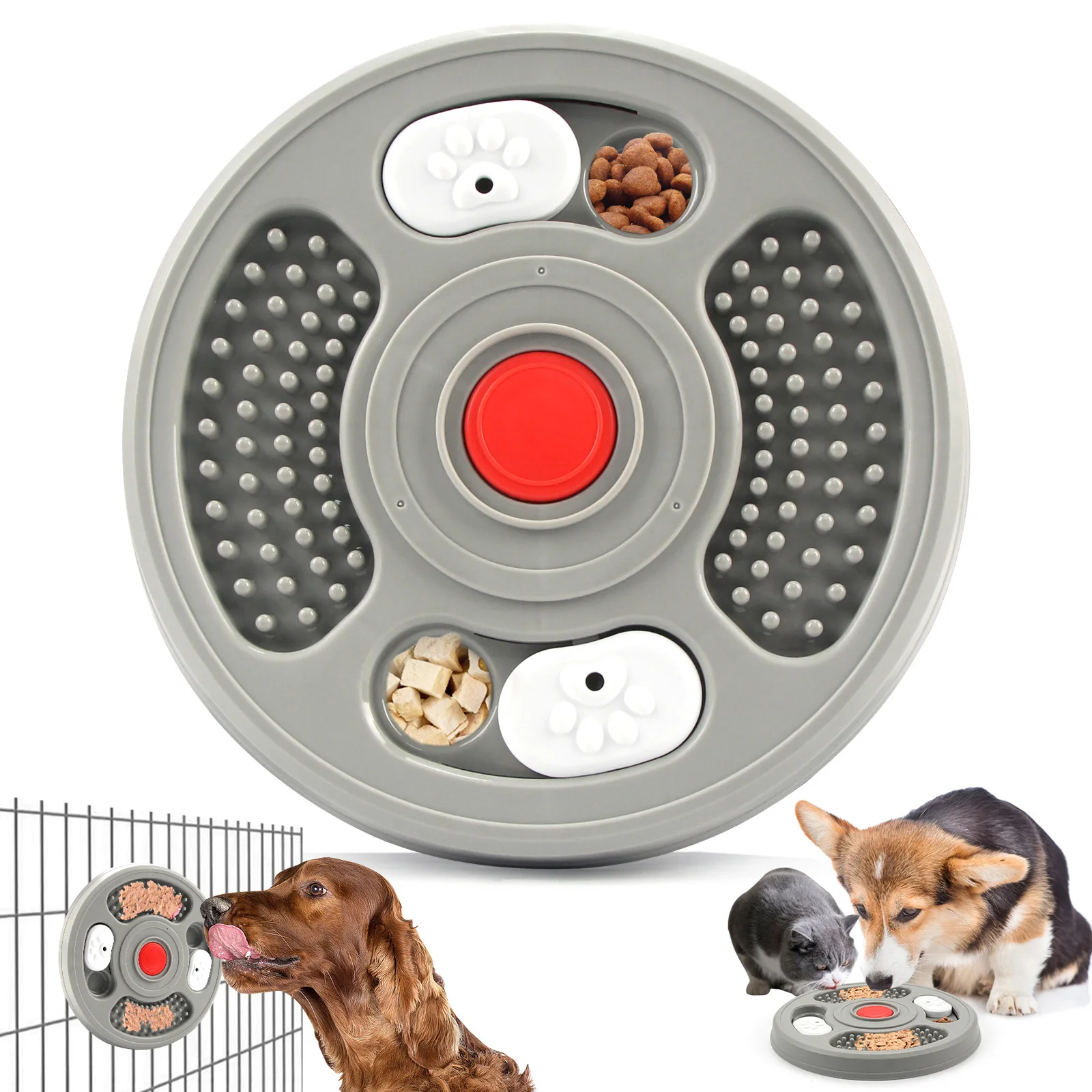 Dog Bowl, Pet Bowl, Slow Food Bowl for Cats 1005009032133983