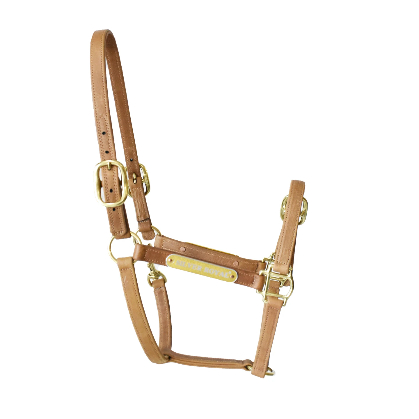 Horse Halters Horse Equipment Double Layer Leather Brass Fittings Halter 1005009035160684