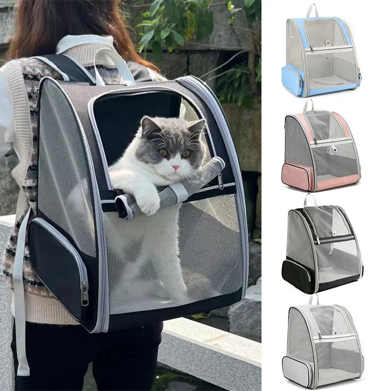 Pet Carrier Backpack for Small Cats and Dogs Puppies Safety Features and Cushion Back Suet 1005009043372130