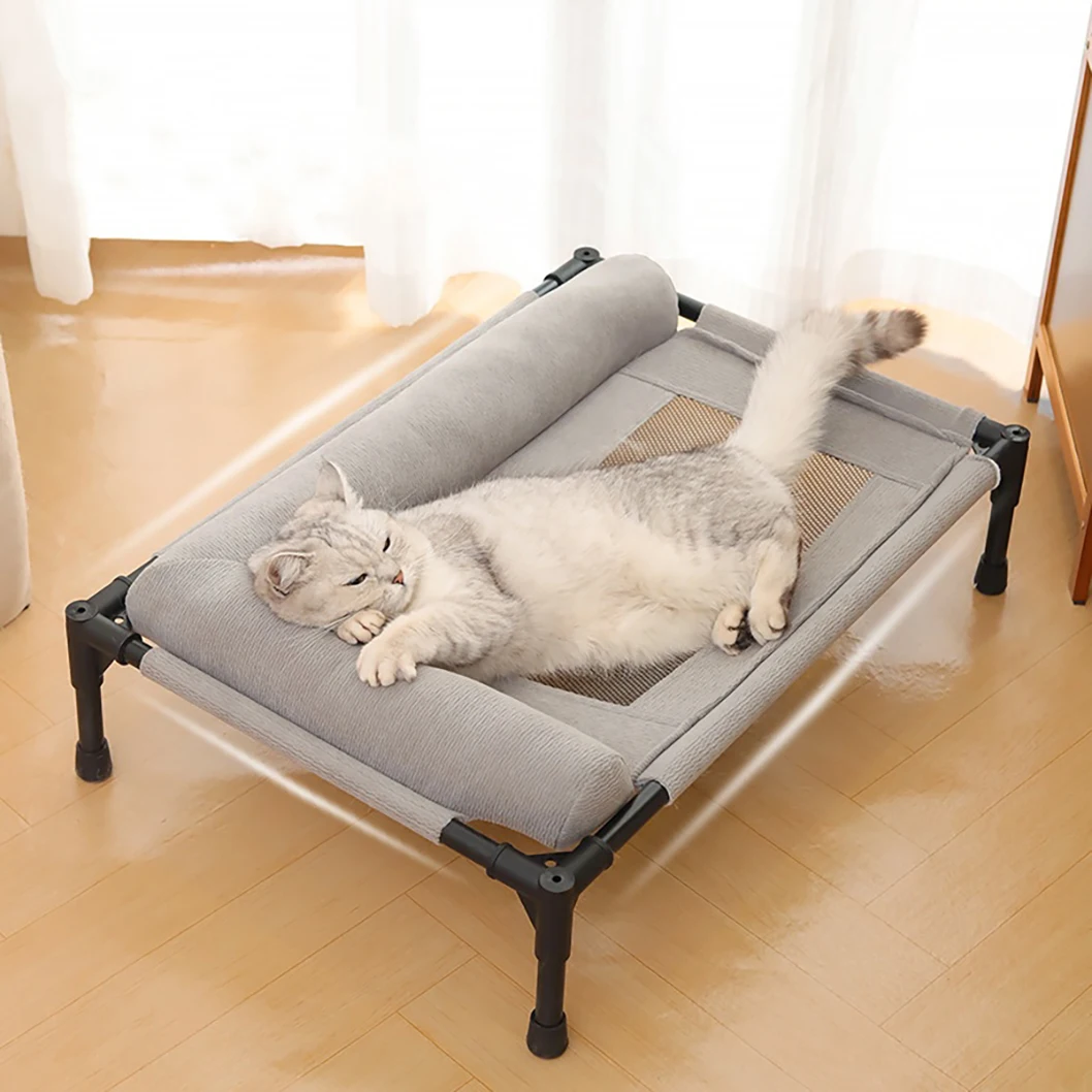 Portable Cat Bed with Slope Headrest Washable Cat Winter House Durable Pet Bed for Medium Cats 1005009047820234