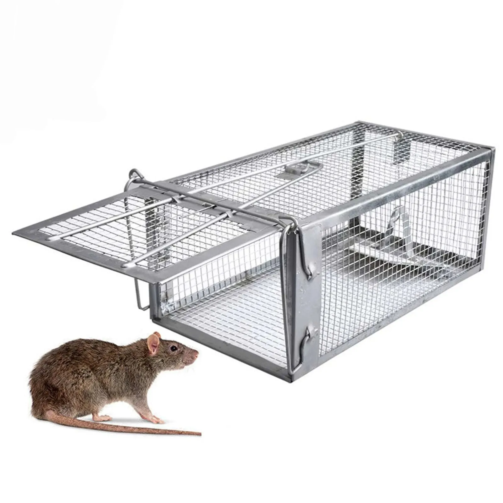 Live Humane Cage Trap for Squirrel Mouse Rat Mice Rodent Animal Catcher for Indoor and Outdoor 1005009058998545