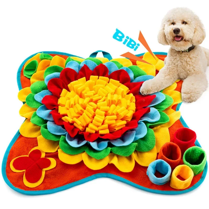 Snuffle Mat for Dogs Small Durable Non-Slip Sniff Mat Washable Foldable Felt Puzzle Toy Slow 1005009084365784