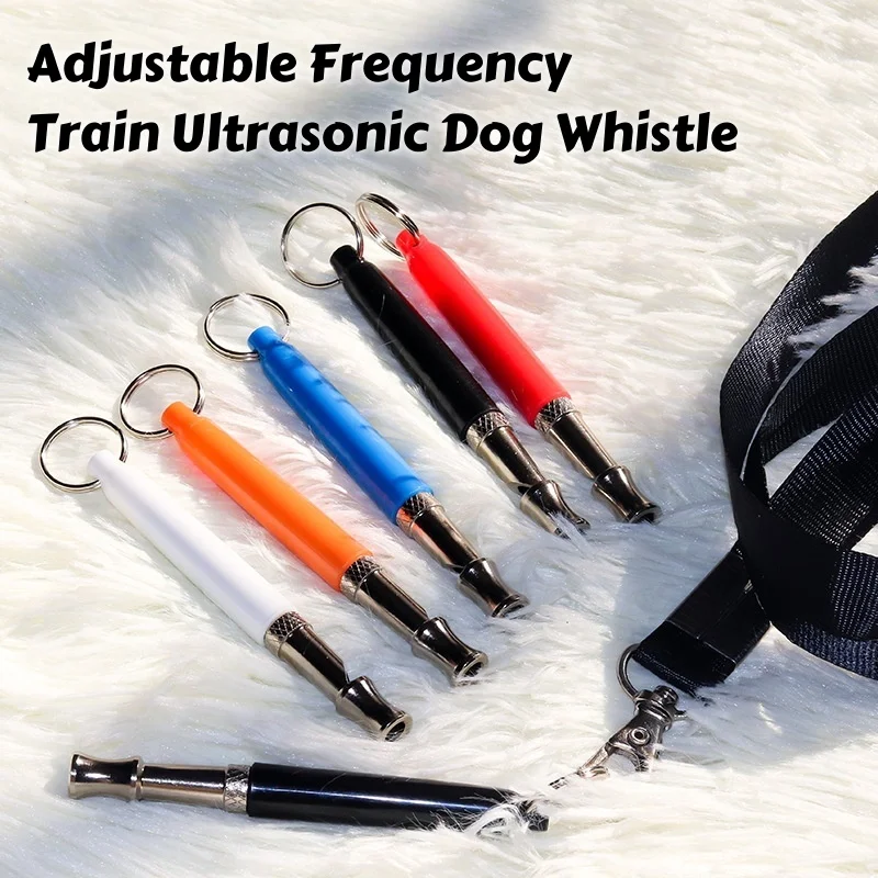 Train Ultrasonic Dog Whistle with Adjustable Frequency – Stainless Steel Training Whistle for 1005009092190342
