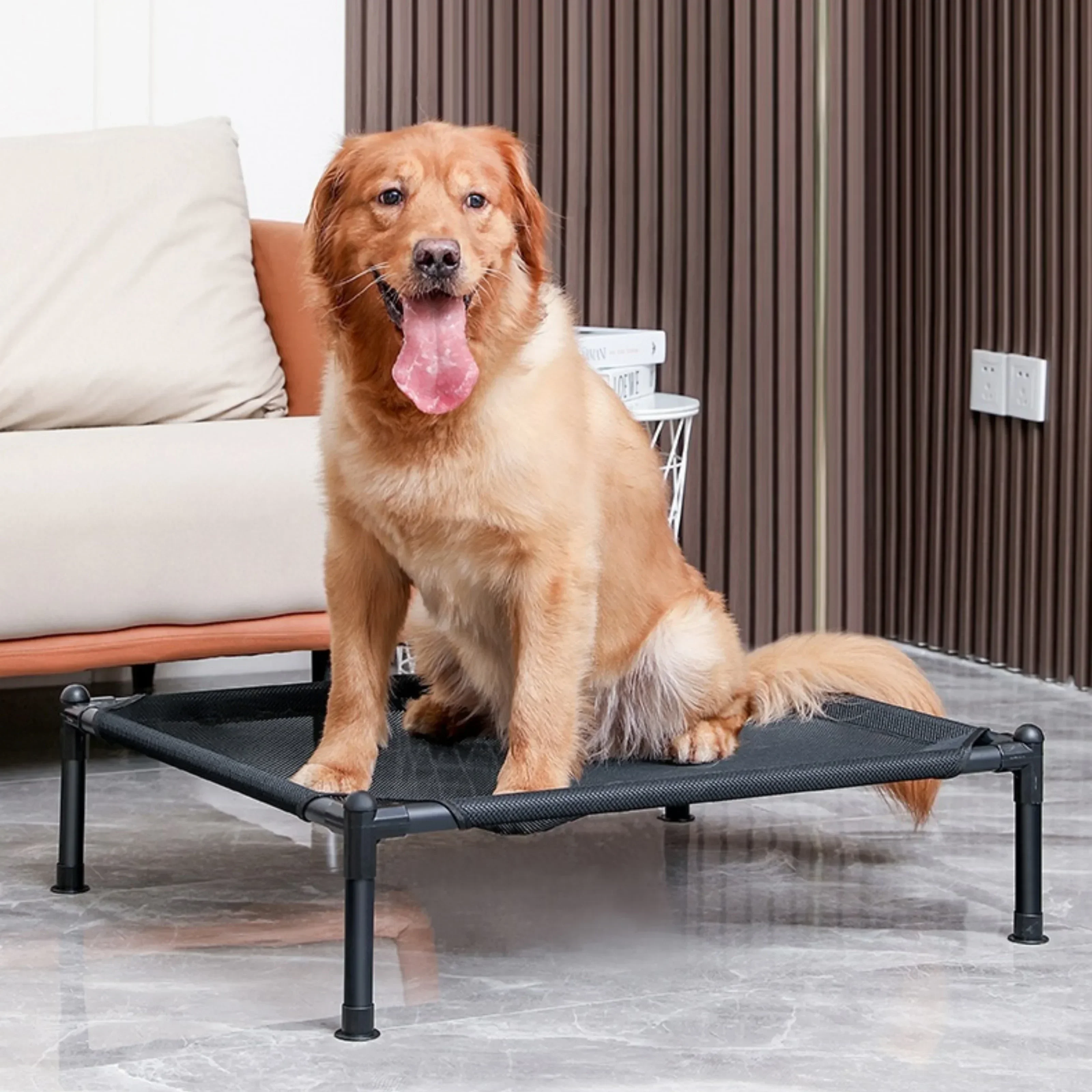 Elevated Pet Bed Dog Cat Folding Pet Camping Bed Cat Dog House Portable Removable Washable Four 1005009094443980