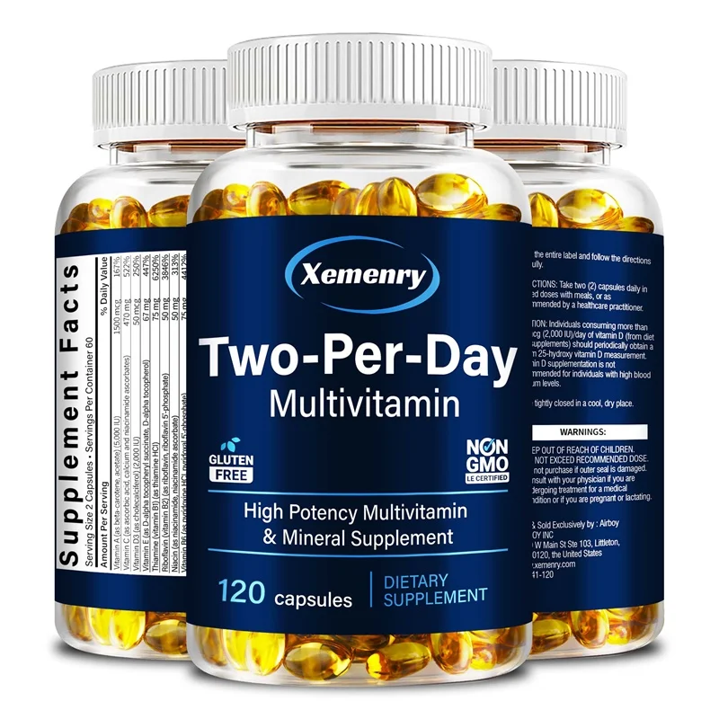 Two-Per-Day Multivitamin Supplements, Heart Health Supports Strong Nails 1005009096888020