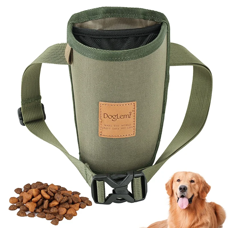 Portable Dog Snack Pocket Outdoor Walking Dog Snack Bag Pet Waist Pack Storage Pouch Puppy Training 1005009108704349