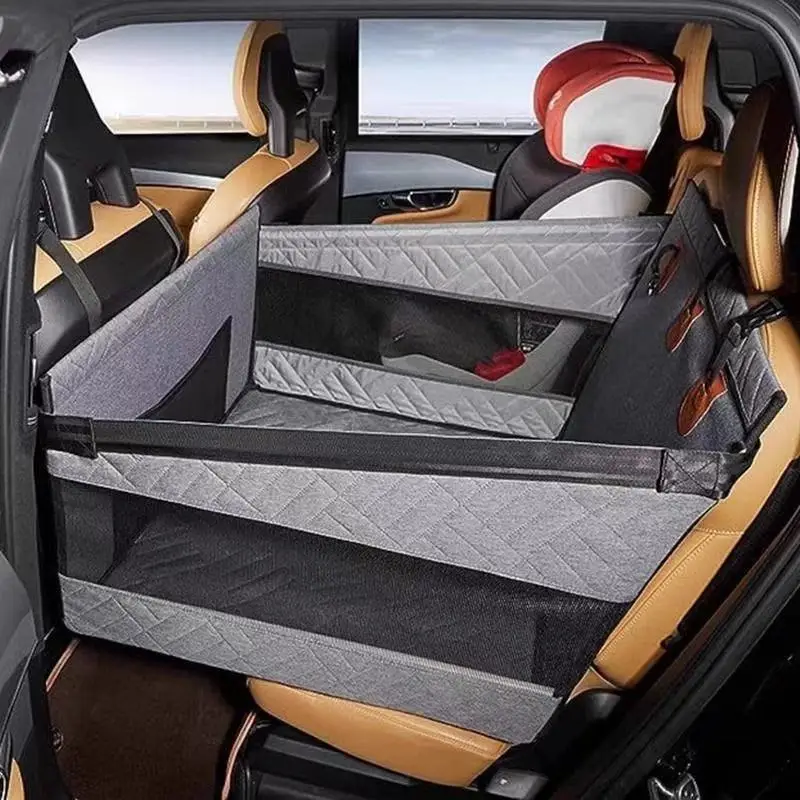For Car Rear Seat Waterproof Belt with Mesh Pocket Dog Hammock Suitable for Small to Large Dogs Car 1005009110036354