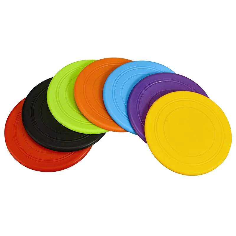 OUWO Dog Toys Multicolor Frisbeed Interesting Pet Dog Silicone Flying Discs Game Trainning 1005009110152379