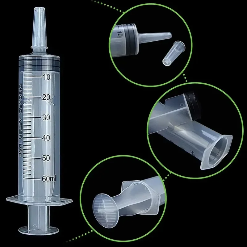 Pet Runner Feederhand Push Plastic Syringe Rinsermulti-Function Rinserfor Pet Feeding Liquid (60ml) 1005009110269064