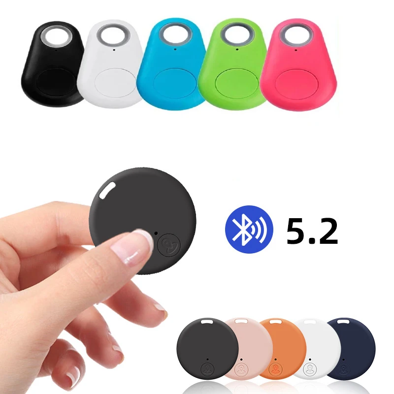 Mini Dog GPS Bluetooth 5.0 Tracker Anti-Lost Device Round Pet Kids Bag Wallet 1005009111165326