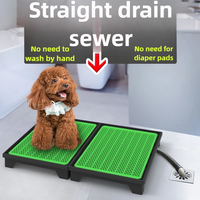 Flush Dog Toilet Direct Drainage System Training Walls Pet Potty Indoor with Drain Pets 1005009111482102