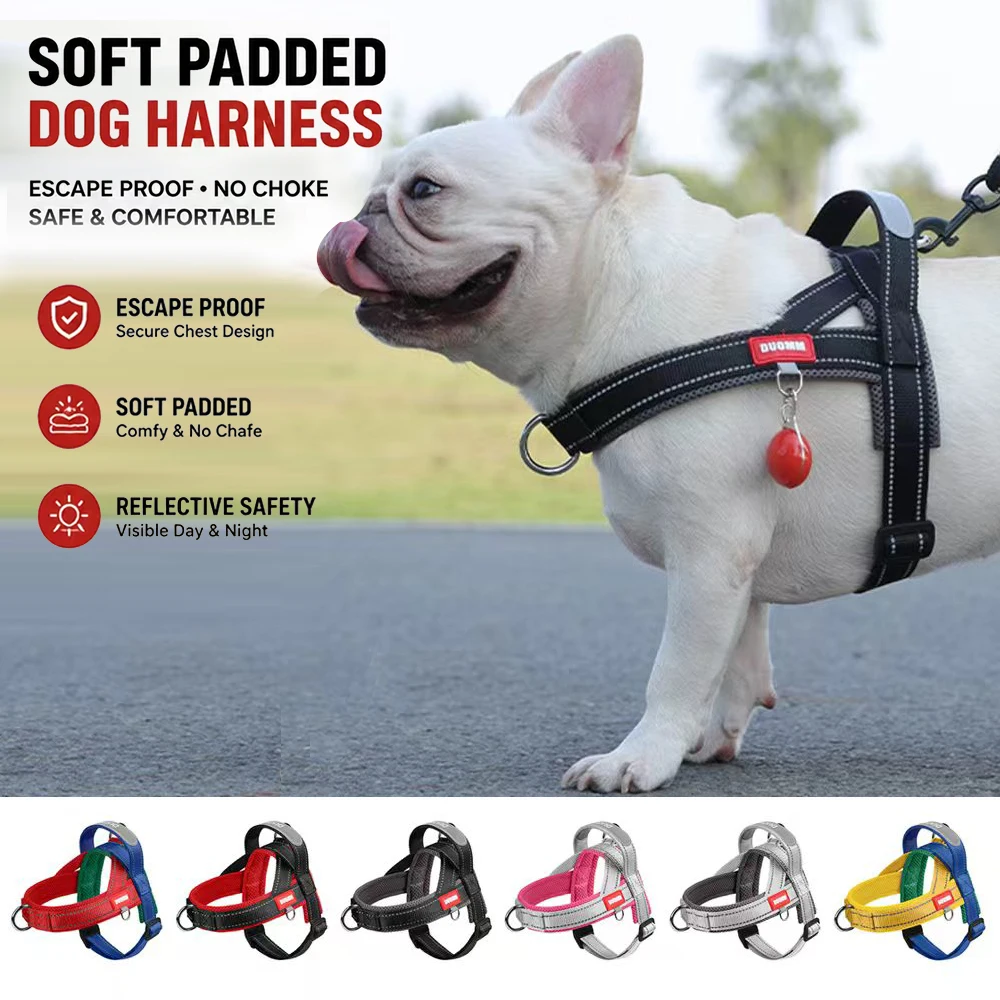 Classic Dog Harness No-Pull Padded Style Vest 1005009122063550