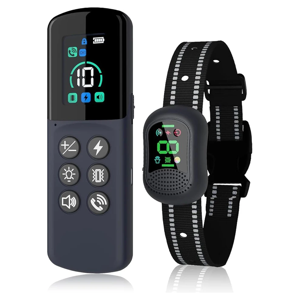 Dog Shock Collar 4900FT Dog Training Collar with Remote Calling E-Collar with Beep Vibration Sheek 1005009122193351